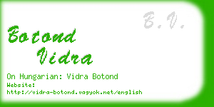 botond vidra business card